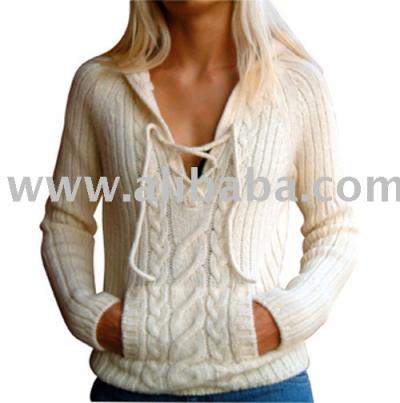 Ladies Bamboo Cashmere Hoodie Sweater (Бамбук дамы Кашемир Hoodie Свитер)