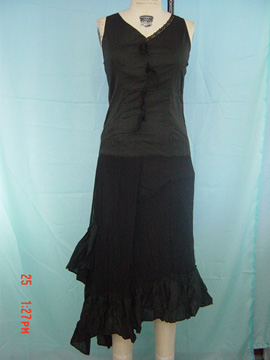 100% Natural Silk Ladies` Elegant Dress