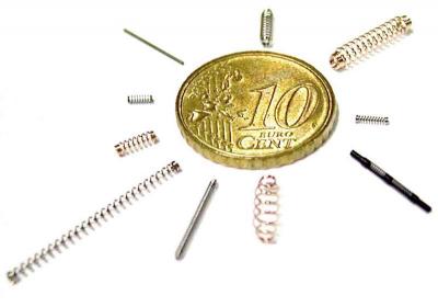 Springs And Metal Caps For Auto Lock Slider (Federn und Metall-Kappen für Auto-Lock Slider)