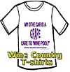 Wine Imprinted T-shirts (Вино Imprinted футболках)