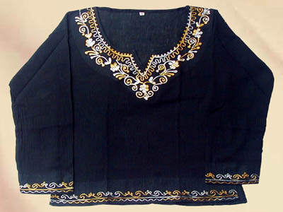 Embroidered Cotton Top (Top coton brodé)