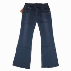 Women Stretch Flare Sand Blasted Jeans(5057_04) (Women Stretch Flare Sand Blasted Jeans(5057_04))