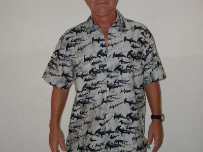 100% Cotton Batik Mens Shirt