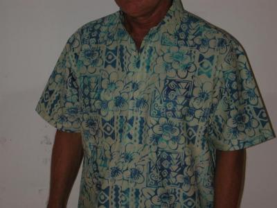 Batik 100% Cotton Mens Shirt (Batik 100% coton Shirt Mens)