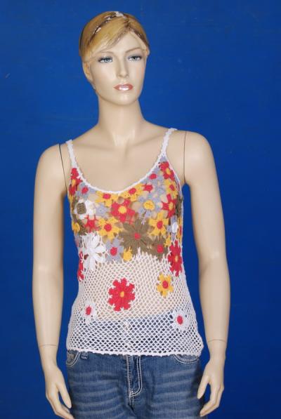 Hand Crochet Tank Top (Руки Вверх Танк вязания крючком)