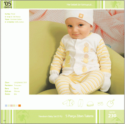 Newborn Baby Set 5 PC (Nouveau-né Set 5 PC)