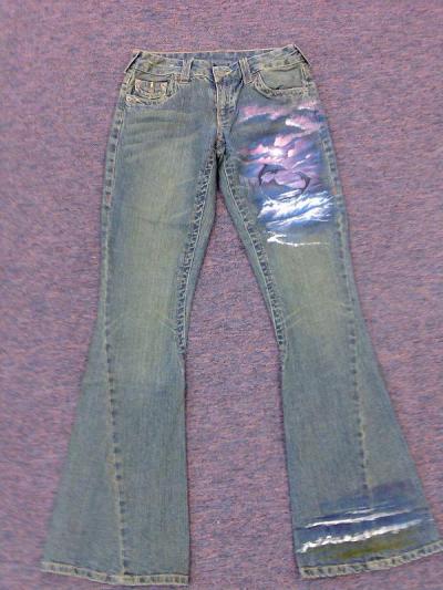 Hand Painted Jeans (Ручная роспись джинсы)