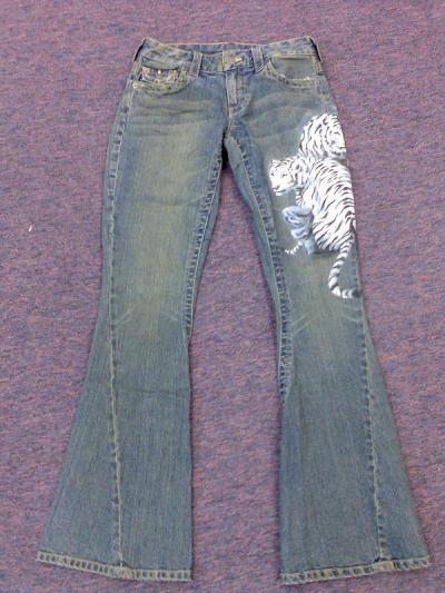 Hand Pained Jeans (Рука больно джинсы)