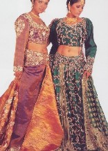 Pure Silk / Chiffon / Chinnon World Fame Jodhpuchanniya Choli (Reine Seide / Chiffon / Chinnon Welt Fame Jodhpuchanniya Choli)