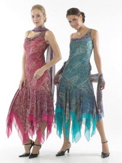 Ladies Silk Beaded Dresses (Ladies Silk Beaded Dresses)