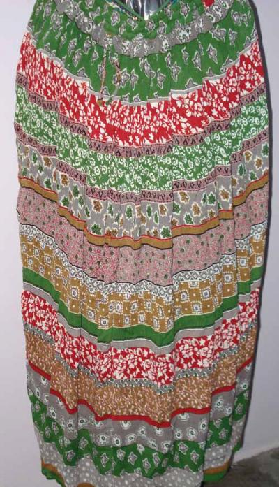 Printed Long Skirt (Printed Long Skirt)