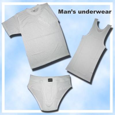 Man`s Cotton Knitted Underwear (L `homme sous-vêtements en coton tricoté)