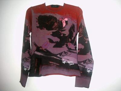 T-shirt in 95%cotton, 5%Lycra (T-shirt en 95% coton, 5% Lycra)