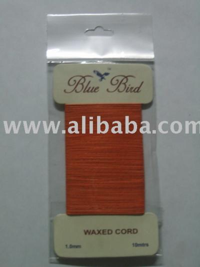 Waxed Cord In Hanger Twine Card (Ciré cordon dans la suspente Ficelles Card)