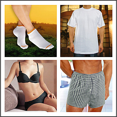 T Shirt, Men`s Boxer, Bra-Panty etc (T Shirt, Men `s Boxer, Bra-culottes, etc)