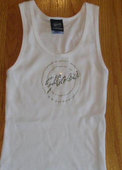 Rhinstone Logo Boy Beater (Rhinstone Logo Boy Beater)