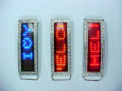 LED Scrolling Buckle Name Badge (Светодиодные Прокрутка пряжка бэдж)