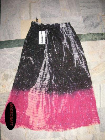 Cotton Voil Lurex Tye Dye Skirt (Хлопок Вуаль люрексом Tye Краска Юбка)