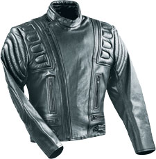 Leather Motorbike Jacket (Veste en cuir deux-roues)