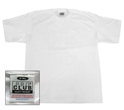 Proclub Heavy Weight Tees Thick T-shirts (ProClub Heavy Weight Tees T-shirts épais)