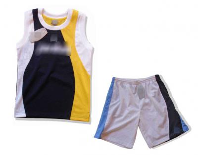 Boys Branded Basketball Vest Tops And Shorts