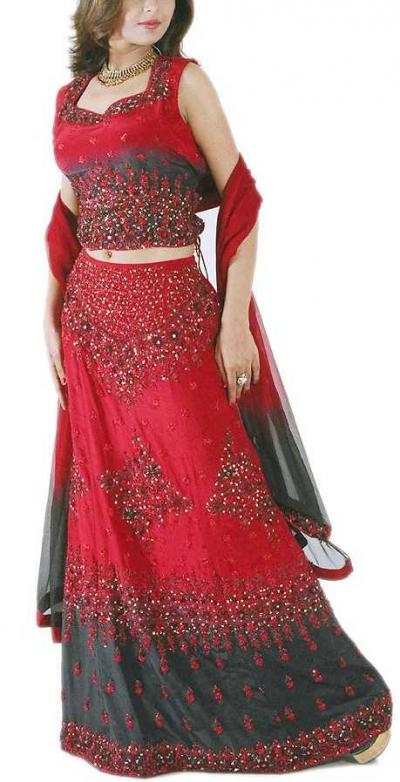 Ethnic Ghagra Choli / Indian Bridal Wear / Lehenga Cholee