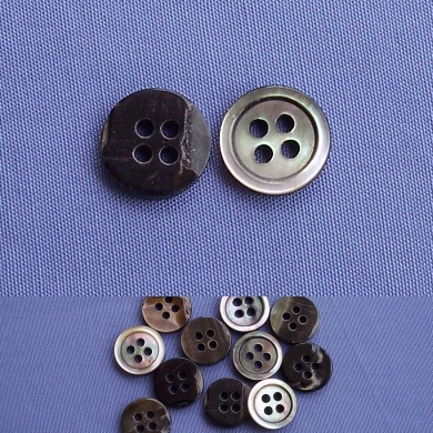 Blacklip Mother Of Pearl Button (Blacklip Perlmuttknopf)