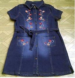 Girls Denim Dress / Long Frock Stocks