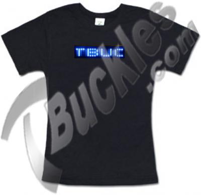 LED Scrolling T-shirt Buckle (Scrolling LED T-shirt Buckle)