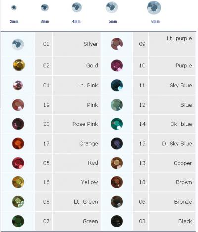 Iron On Daoq Grade AA Rhinestud Beads (Железо на Daoq Оценка А. Rhinestud бусы)