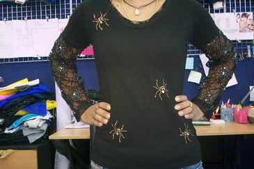 Spider Lace T-shirt (Spider T-shirt en dentelle)