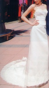 Ladies White Wedding Dress (Ladies White Wedding Dress)