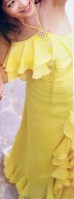 Ladies Yellow Bride-Maid Dress (Ladies Yellow Bride-Maid Dress)
