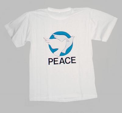 Peace Printed T-shirt (Печатный мир футболку)