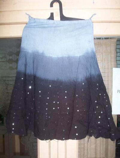 60`s Cambric Dip Dye Skirts With Seql 4 Tier (60 `s Cambric Dip Jupes colorant à SEQL 4 Tier)