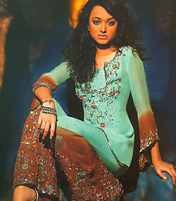 Aqua Green Trouser Suit (Aqua Green Hosenanzug)