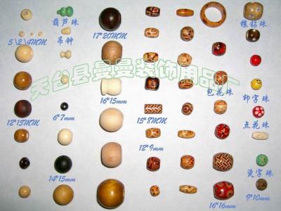 Written Wooden Beads (Geschrieben Holzperlen)