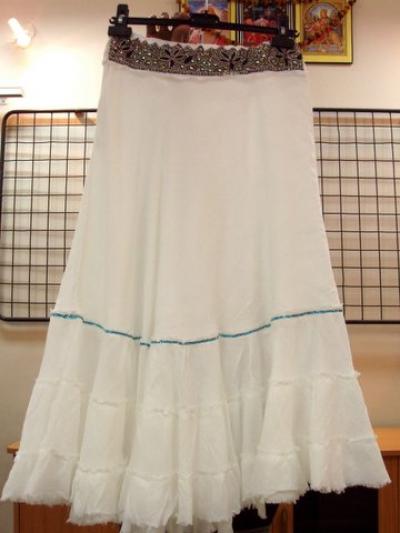 Indain Silk Skirt With Sequence Belt