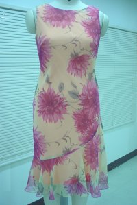 Chiffon Dress With Trilobal Lining (Robe en mousseline de soie Avec trilobée Doublure)