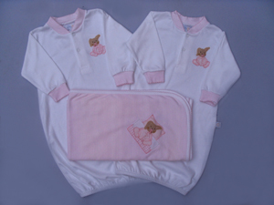 Sleeping Gown Rabbit Hand Embroidery (Спящий кролик платье ручная вышивка)