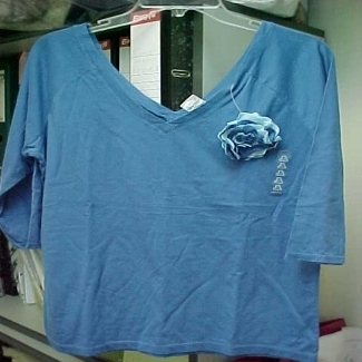 Top With Rose Brouch Cotton Jersey (Top Avec Rose Brouch Cotton Jersey)