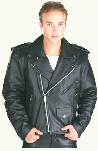 Mens Top Grade Biker Motorcycle Jacket