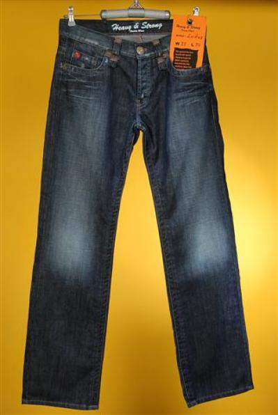 Men Trousers Denim Washout Destroy