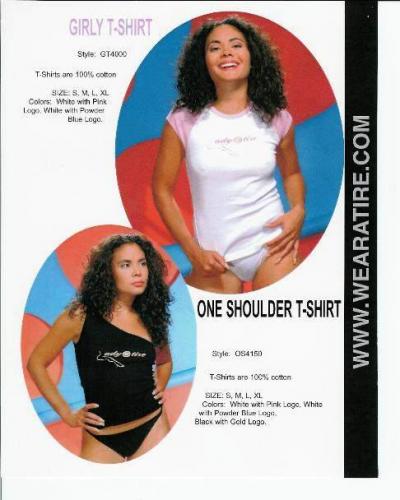 Lady Atire Girly T And One Shoulder Lady Atire Top (Lady Atire T Girly And One Shoulder Lady Atire Haut)
