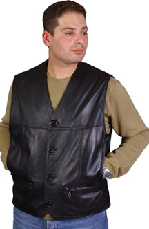 Leather Waistcoat (Кожа Жилет)