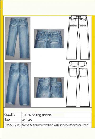 Denim Trouser