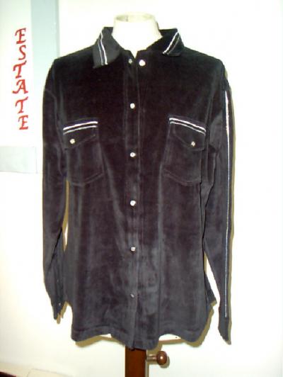 Velour Knitted Blouse (Velour Knitted Blouse)