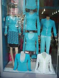 Turquise Dress With Lase Yarn (Turquise Robe avec Lase Yarn)