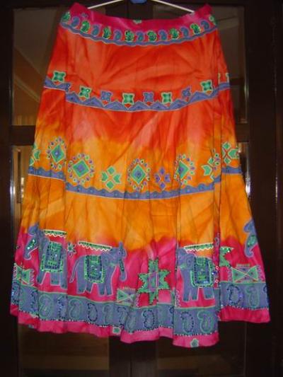 Printed Beaded Skirt (Печатный бисером Юбка)