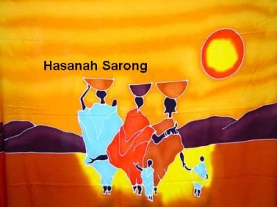 Hand Painting Sarong (Hand Painting Sarong)